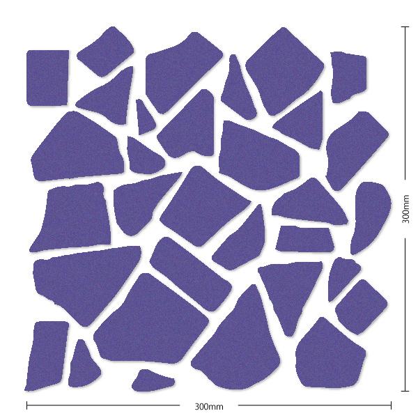 名古屋モザイク / クラッシュタイル Crush Tile 乱形紙貼り(施釉