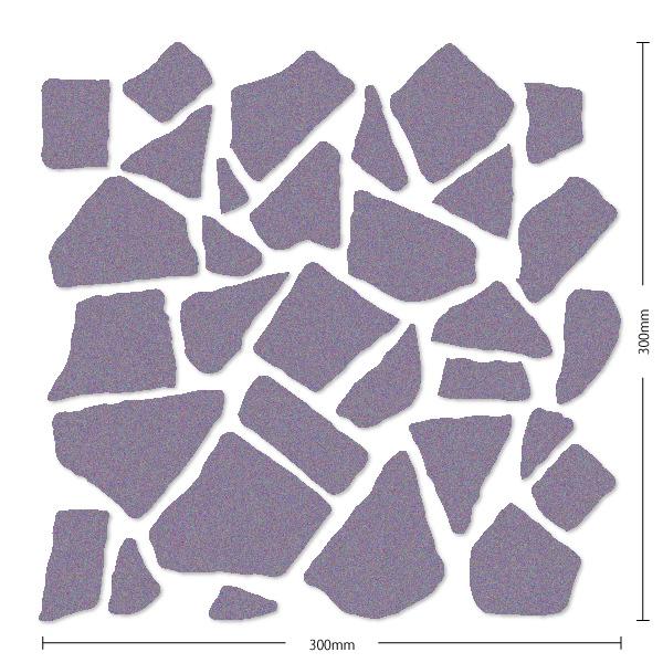 アートモザイクタイル(ケース)　クラッシュタイル　Crush　乱形紙貼り(無釉)　CRU-12S　Tile　17シート入　名古屋モザイク