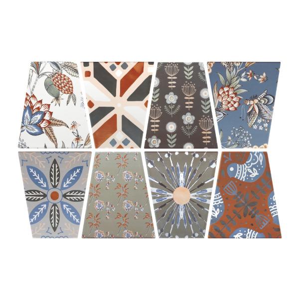 名古屋モザイク / チンツ Chintz 200×(174・112)台形平(柄8種 名古屋モザイク / チンツ Chintz 200×(174・112)台形平(柄8種