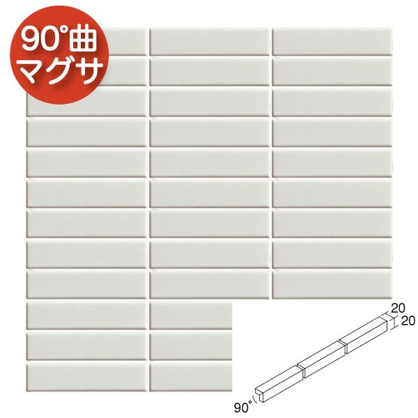 アートモザイクタイル(ケース) イリーデ Iriede 90°ボーダーマグサ紙貼り(接着) 150シート入 IR-G-4 / 名古屋モザイク(42621円)