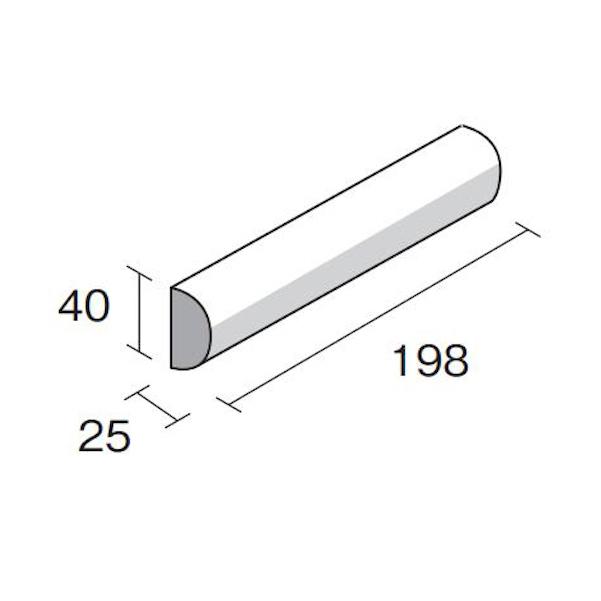 KYタイル / クノップ かまぼこボーダー 52枚入 KOP-006B 内装用