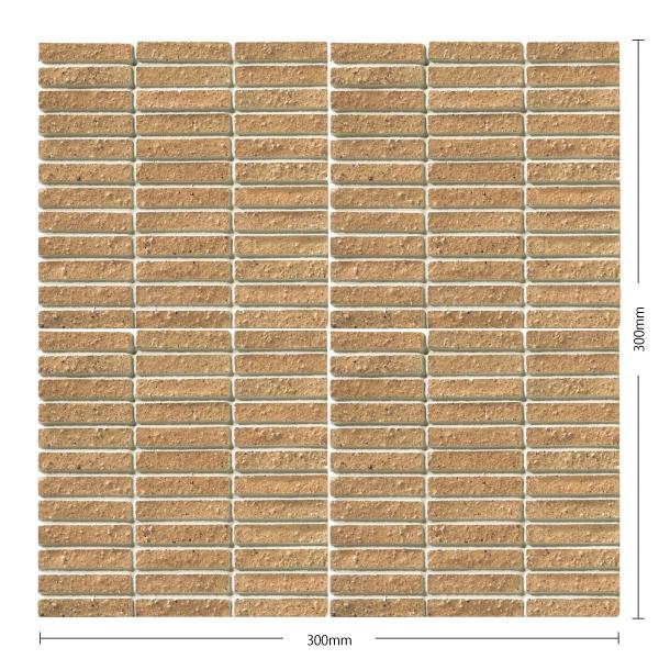 名古屋モザイク / クロイツ Kreuz 45.7×10ボーダー裏ネット貼り 26シート入 KRE-013 アートモザイクタイル(ケース)