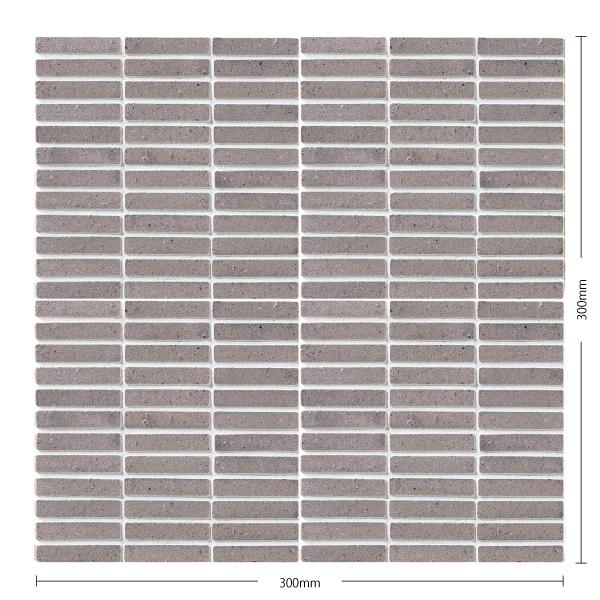 名古屋モザイク / クロイツ Kreuz 45.7×10ボーダー裏ネット貼り 26シート入 KRE-017 アートモザイクタイル(ケース)