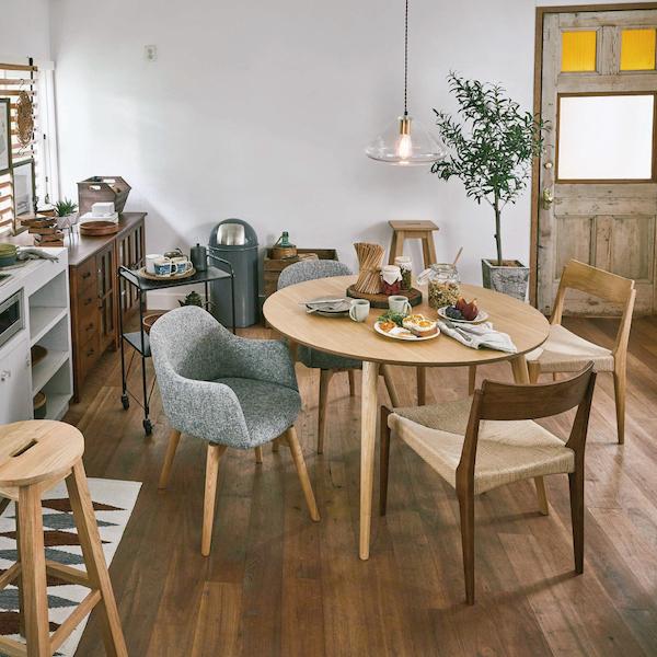 回転式チェア チェア 椅子 カラメリ ブラウン 茶色 おしゃれ