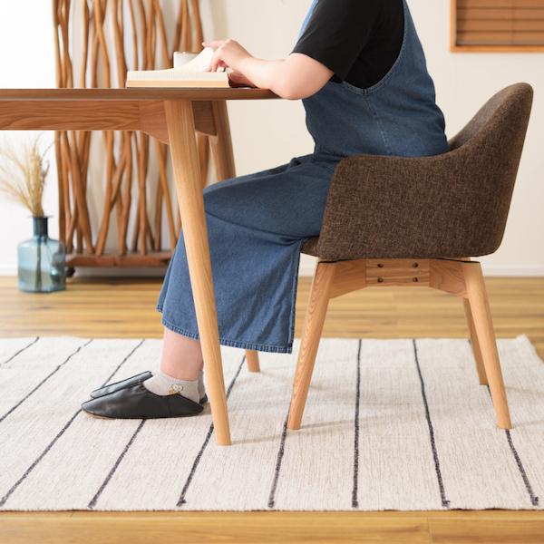 回転式チェア チェア 椅子 カラメリ グレー 灰色 おしゃれ 北欧 1人