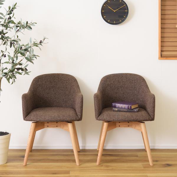 回転式チェア チェア 椅子 カラメリ グレー 灰色 おしゃれ 北欧 1人