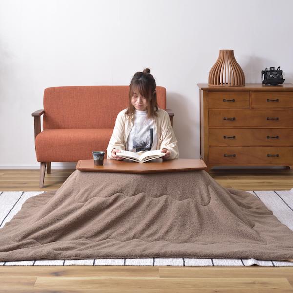 コタツ こたつテーブル テーブル 机 おしゃれ 北欧 木製 天然木