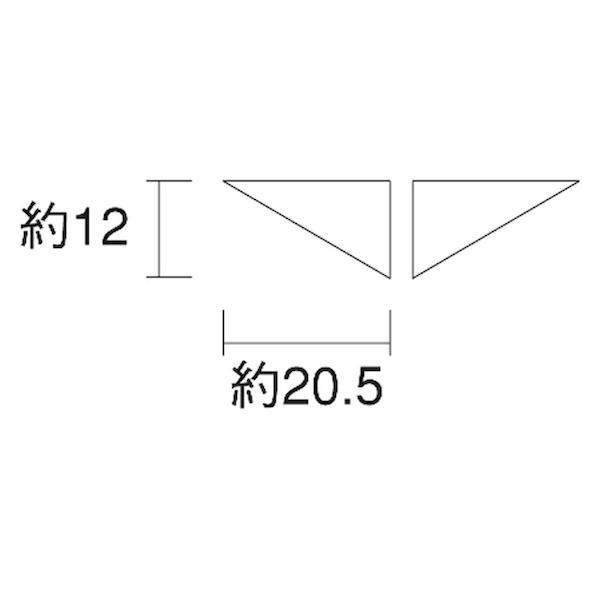 アートモザイクタイル(袋) アニエルグラス Aniel Glass 1/2三角形(端部用) 4個入 LSN-R5070SC# / 名古屋モザイク｜astas-shop｜02