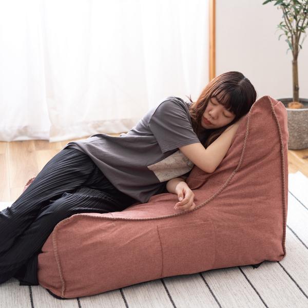 リラックス ソファ 椅子 チェア 小豆色 おしゃれ 北欧 デザイナーズ