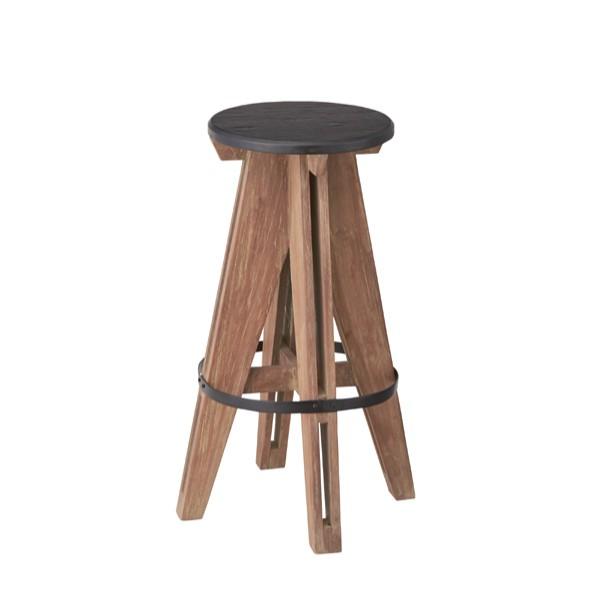 第1位獲得 ハイスツール 椅子 スツール Isaac 北欧 1人用 一人暮らし 踏み台 作業椅子 丸型 木製 天然木 Nw 857 東谷 新品 Collezionec2ph Com