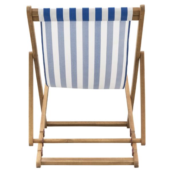 デッキチェア アウトドアチェア 椅子 ボーダー柄 おしゃれ 北欧