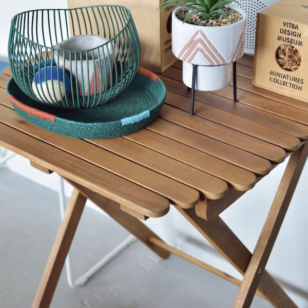 フォールディングハイテーブル アウトドアテーブル 机 おしゃれ 北欧