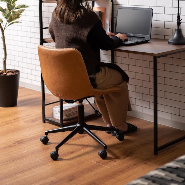デスクチェア チェア 椅子 キャメル 茶色 おしゃれ 北欧 1人掛け 1人用