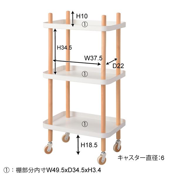 ワゴン3D キッチンワゴン グリーン 緑 おしゃれ 北欧 3段 小物 ワゴン3D キッチンワゴン グリーン 緑 おしゃれ 北欧 3段 小物