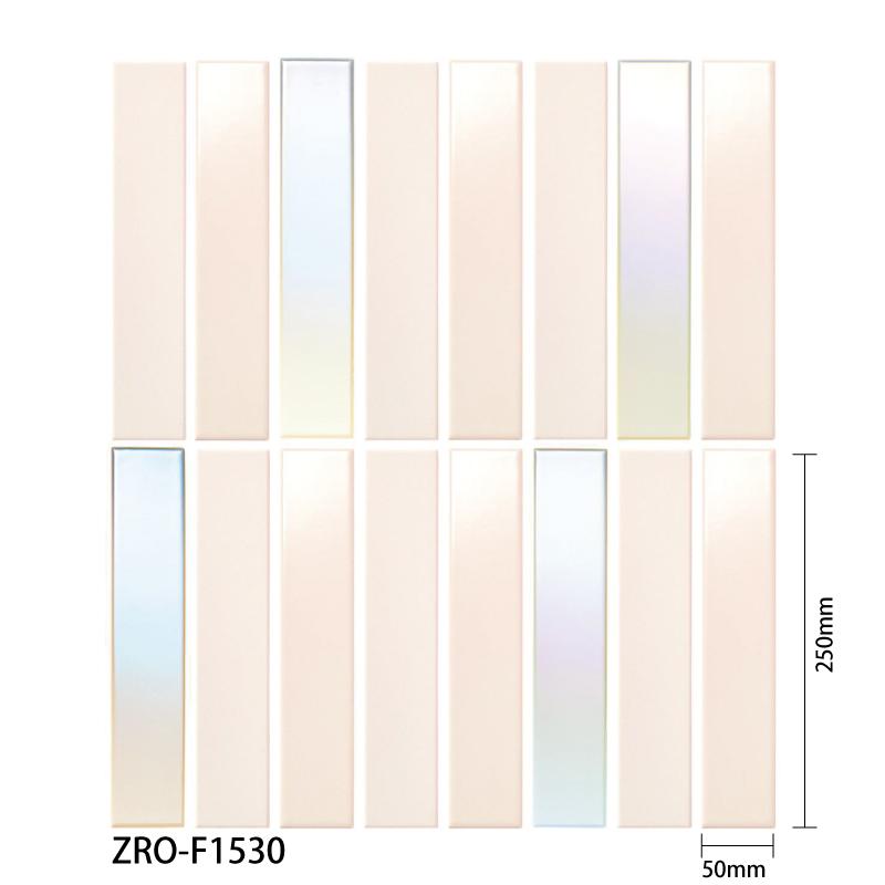 名古屋モザイク / ホログラム Hologram 250×50角平 24枚入 ZRO 名古屋モザイク / ホログラム Hologram 250×50角平 24枚入 ZRO