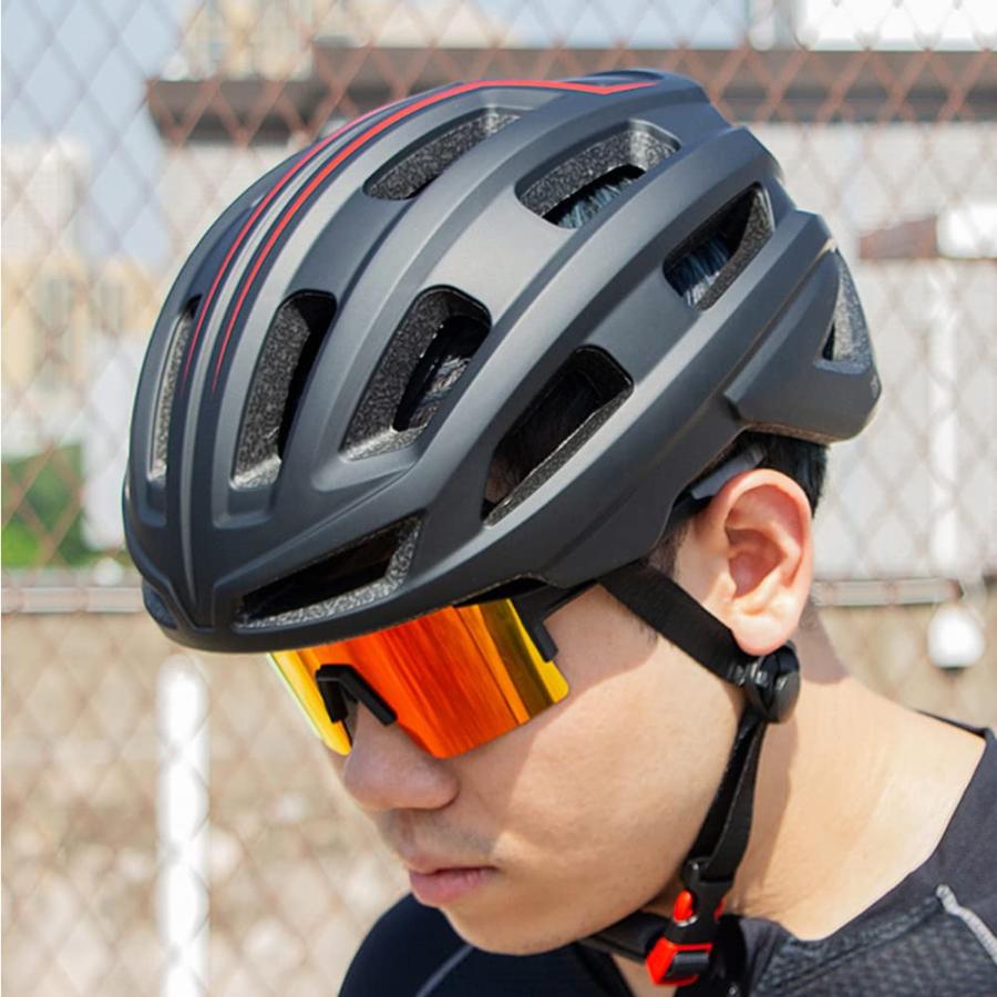 Jovno 自転車 ヘルメット 大人 大きめ 61 62 63 64 65cm 特大 大きい 