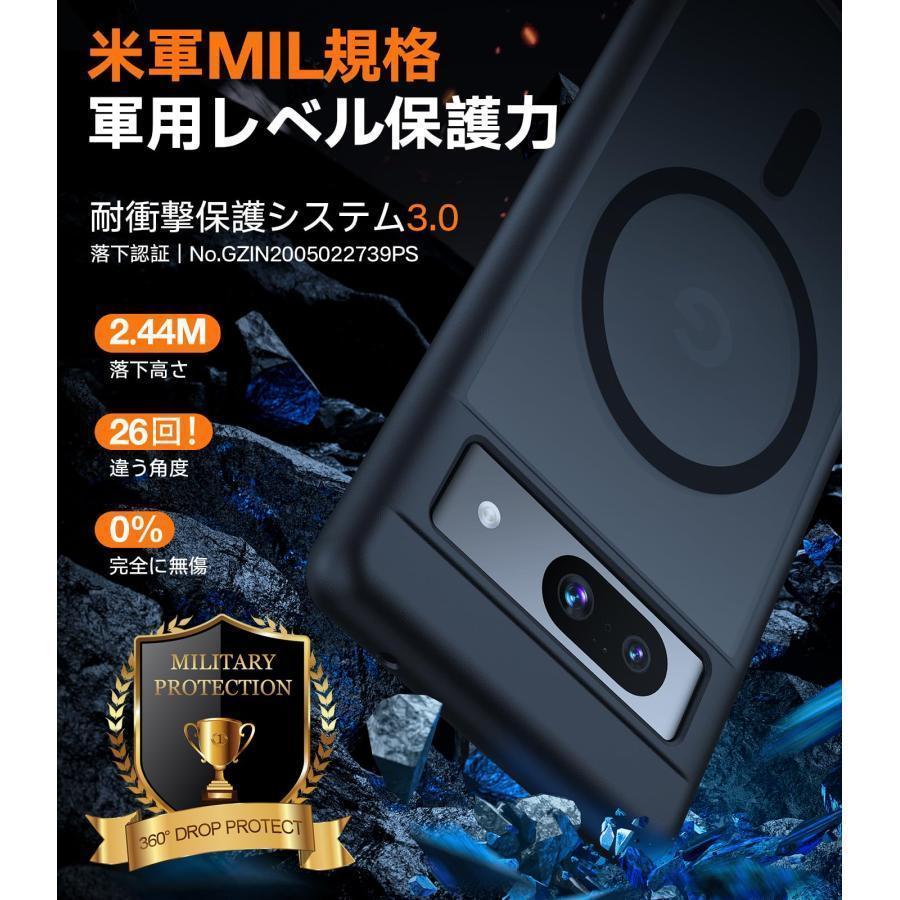 Google Pixel 8 本体 黒 ・torrasケース・フィルム付き 【米軍規格