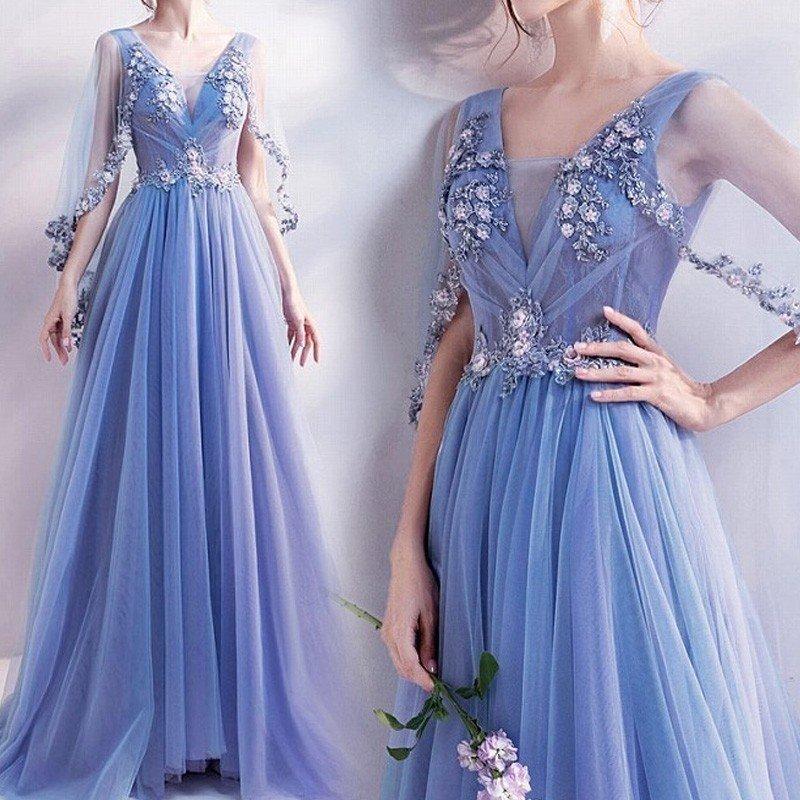 ロングドレス2021新作パーティードレス演奏会ドレス結婚式二次会ワンピース花嫁2次会謝恩会発表会小さいサイズ大きいサイズ