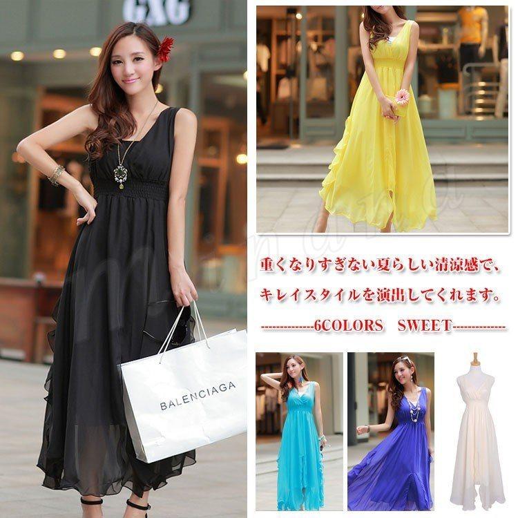 全6color マキシワンピ シフォン リゾートワンピース マキシ丈 ビーチ ロングワンピース マキシワンピース ロングドレス 大きいサイズ リゾート Mcaa2294 アスティカ 通販 Yahoo ショッピング