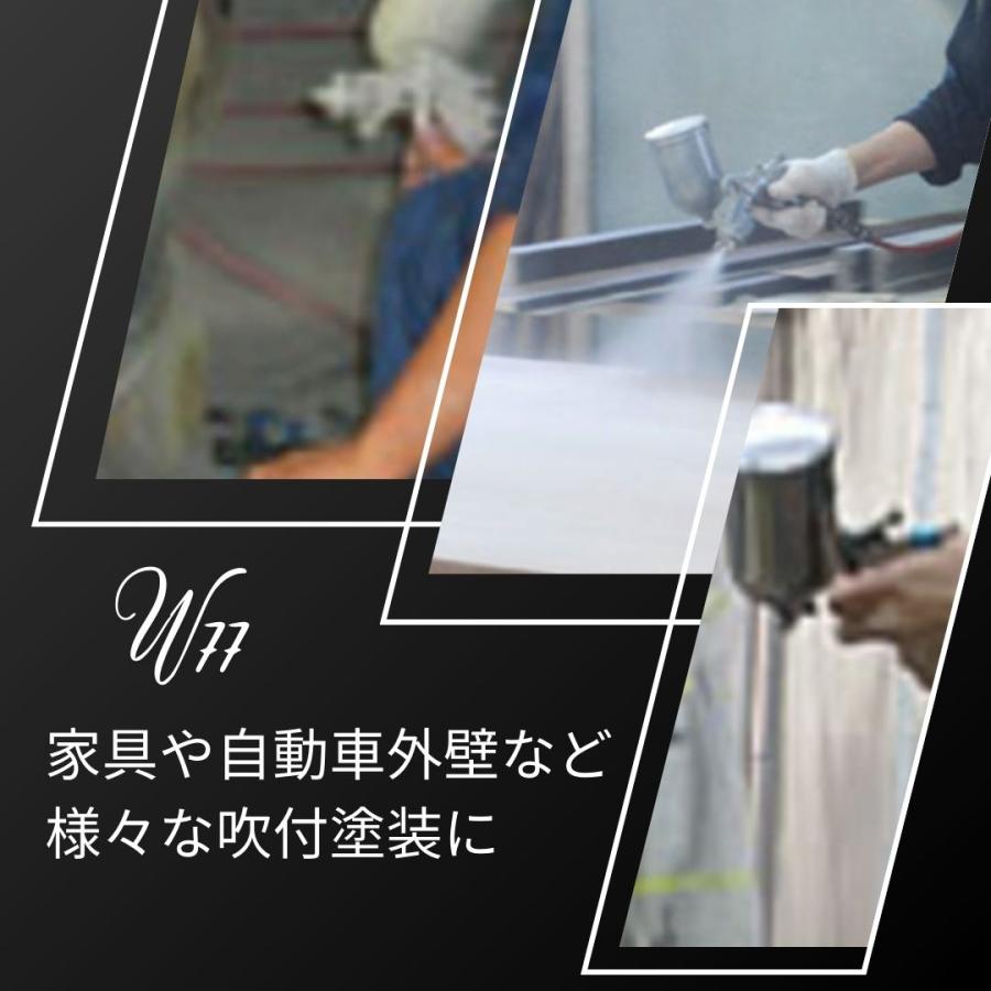スプレーガン 送料無料 ! 口径 2.0mm 2.5mm 3.0mm W-77 塗装 吸上げ式