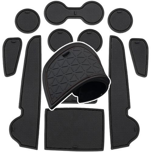 カローラクロス 滑り止め マット  COROLLA CROSS 車内 ラバー TOYOTA トヨタ インテリア キズ防止 ノンスリップ 車種専用 ゴム コンソール 丸洗い 全国 送料無料 | 