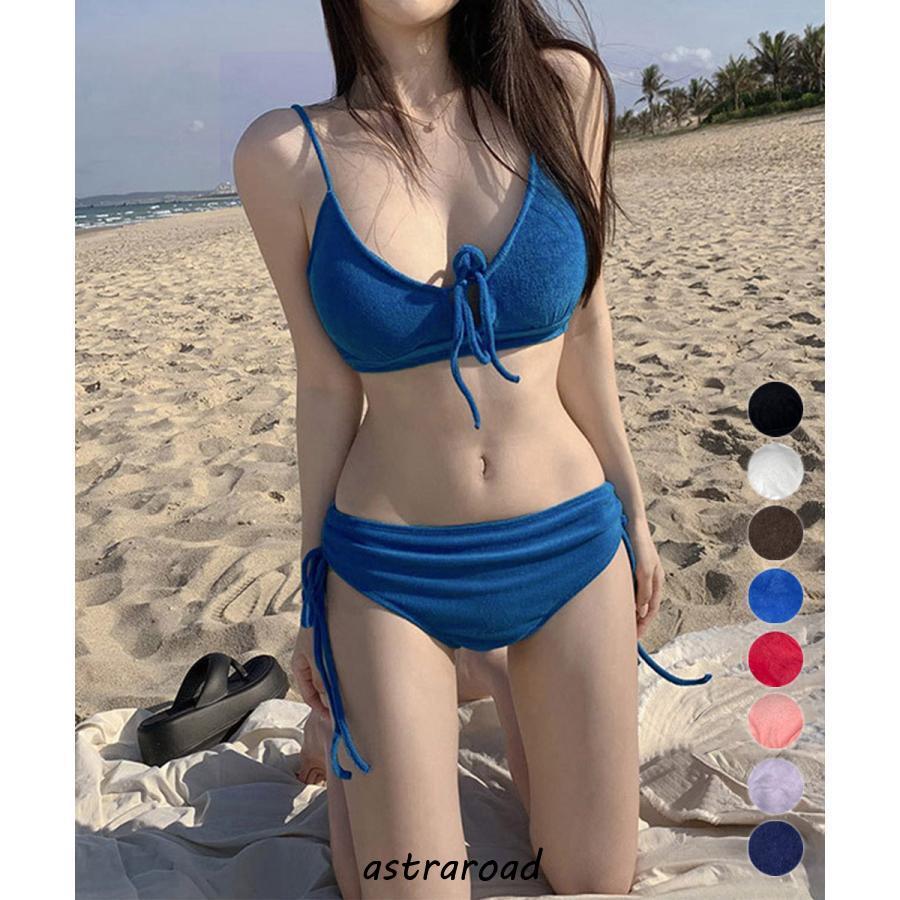 ビジュー装飾 セパレート水着 ビキニ水着セット小胸盛れるセパレート水着 : アストラロード - 通販