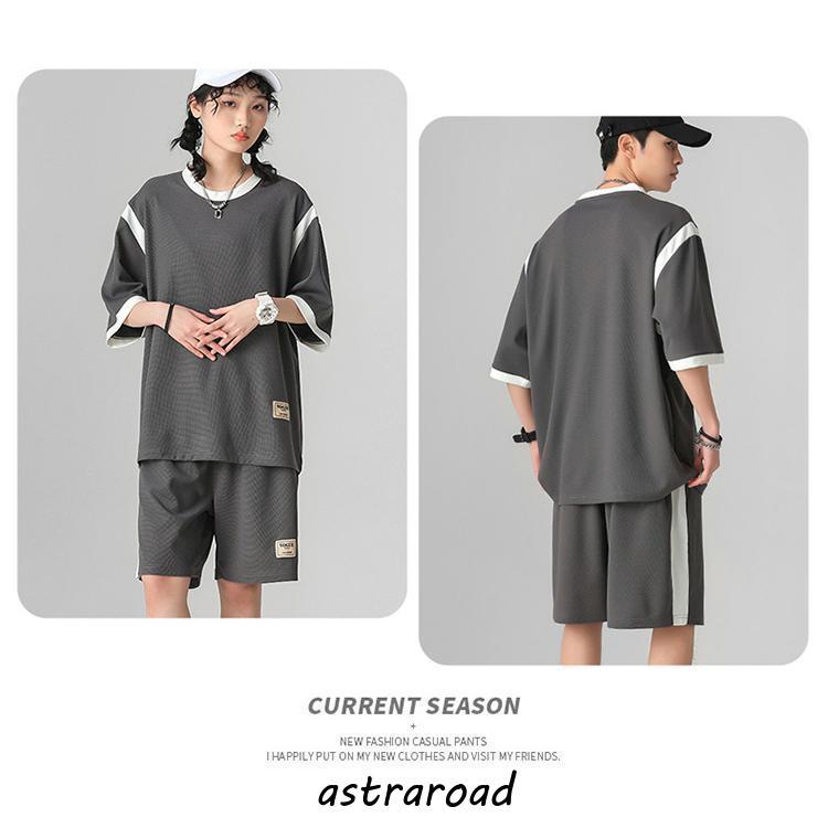 セットアップ メンズ 夏 上下 半袖 Tシャツ ショートパンツ トップス