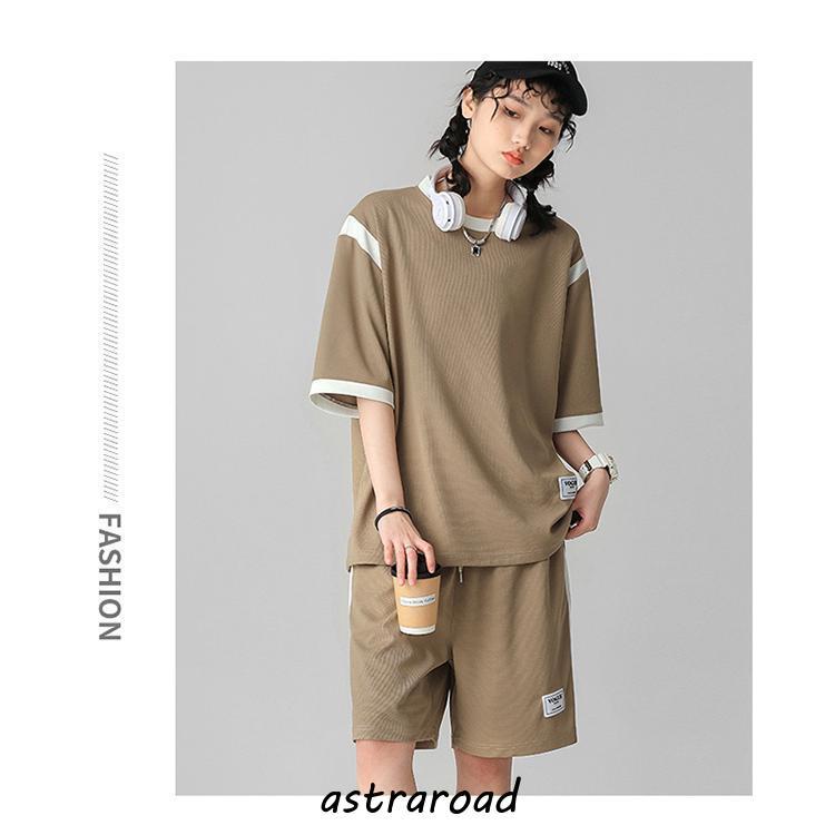 セットアップ メンズ 夏 上下 半袖 Tシャツ ショートパンツ トップス