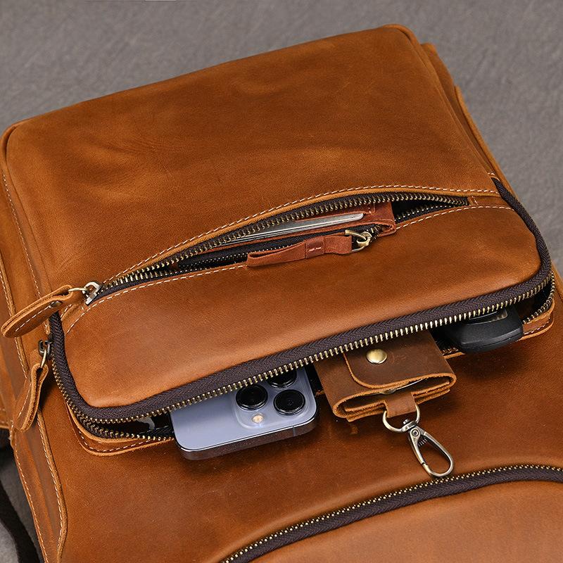 リュックサック 本革 メンズ 大容量 ビジネスリュック 通勤鞄 軽量 A4