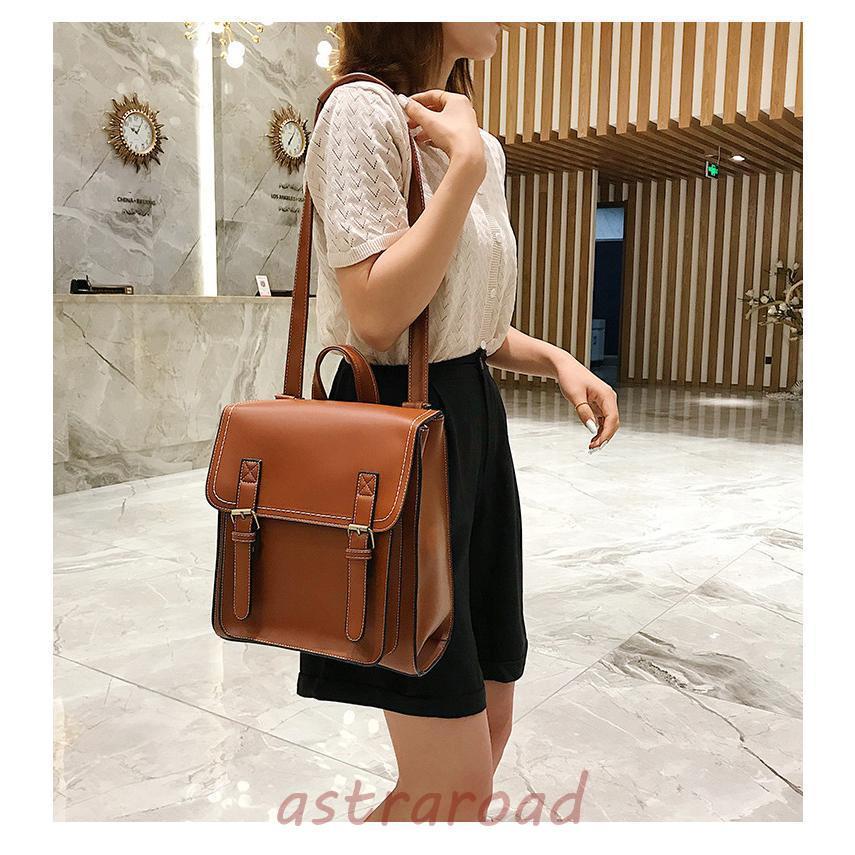 リュック レディース 縦型 A4 スクエア型 ランドセル かわいい バック