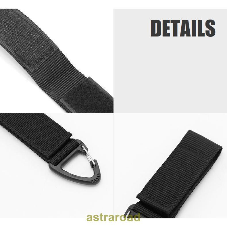 キーストラップ カラビナ付 ベルクロ式ハンガー タクティカル