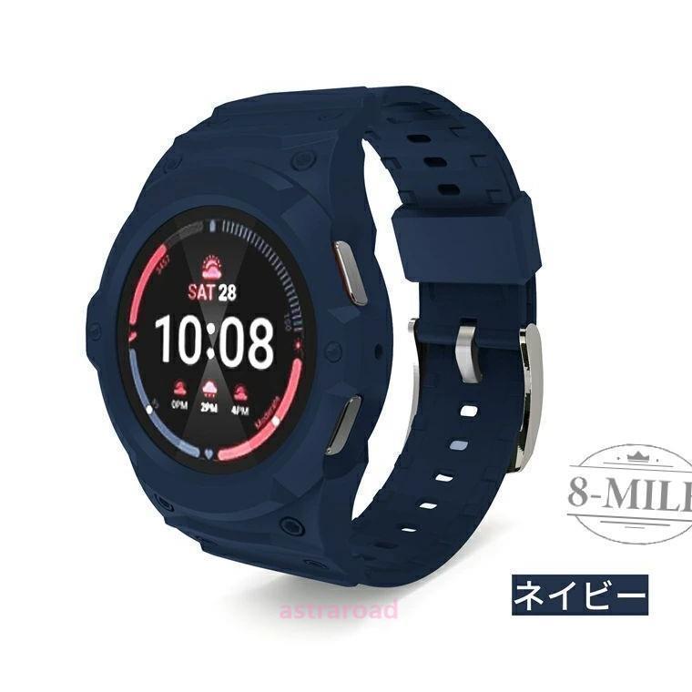 爆買 Galaxy Watch 7 交換バンド 一体型 40mm 44mm Watch6 ベルト 
