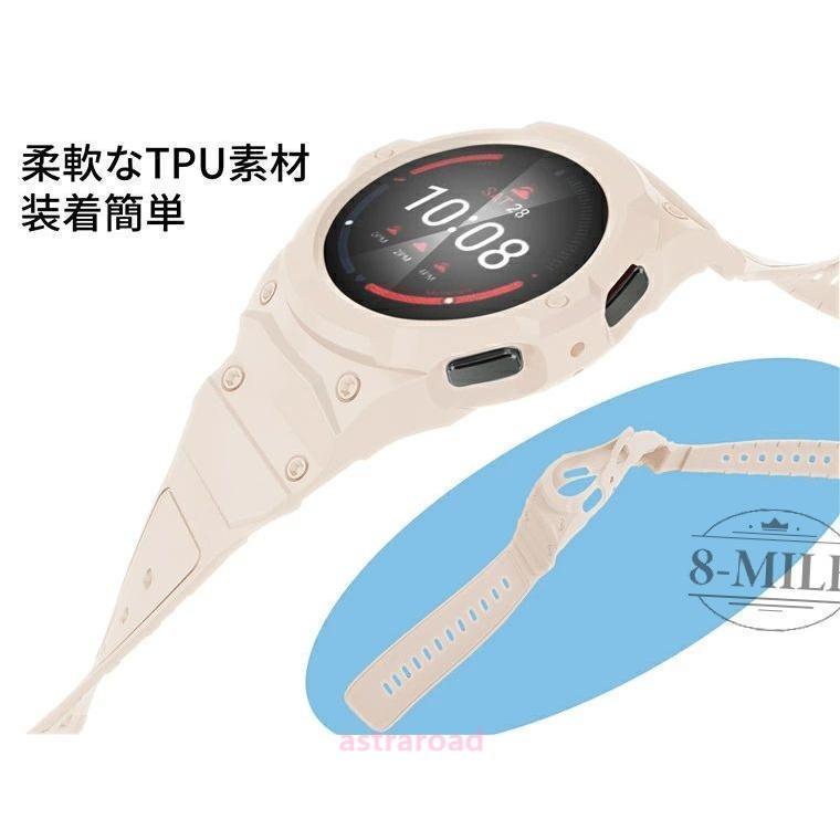 爆買 Galaxy Watch 7 交換バンド 一体型 40mm 44mm Watch6 ベルト 