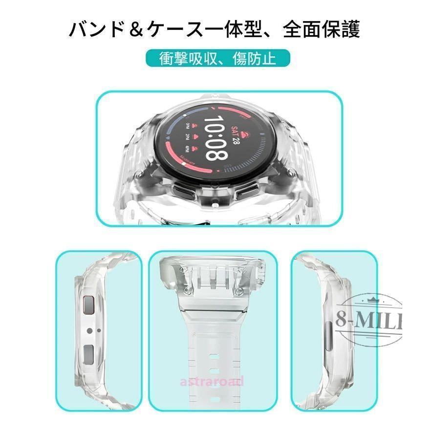 爆買 Galaxy Watch 7 交換バンド 一体型 40mm 44mm Watch6 ベルト 