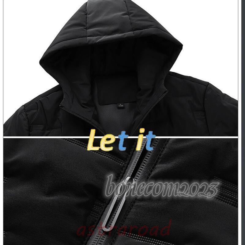 点セット！中綿ジャケット ダウンベスト パンツメンズ 上下セット