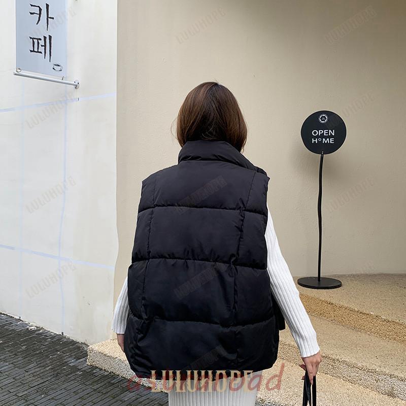 中綿ベスト レディース チョッキ ダウンベスト 防寒ベスト ハイネック