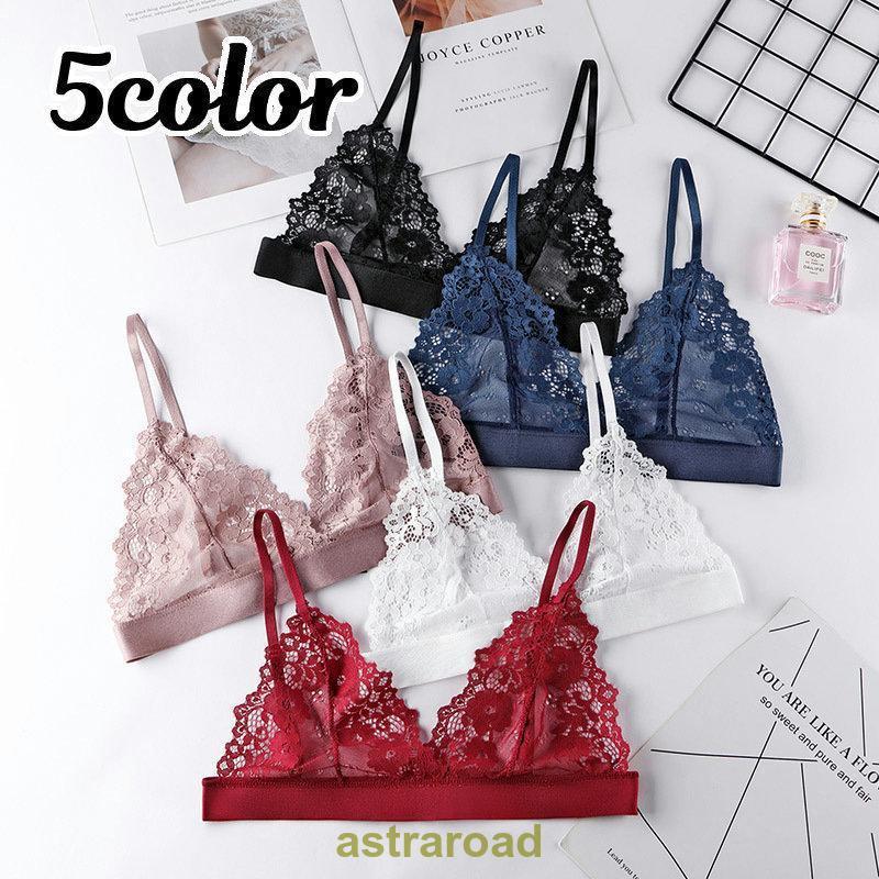 三角ブラ ノンワイヤーブラ ブラジャー 下着 女性用 レディース