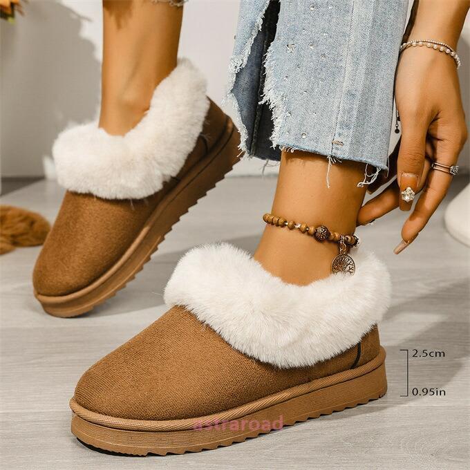 ブーツ ムートンブーツ レディース ショートブーツ スリッポン ショート丈 モックシューズ 防寒ブーツ スノーシューズ スノーブーツ 厚底 冬靴 40代 20代 30代 |  | 10