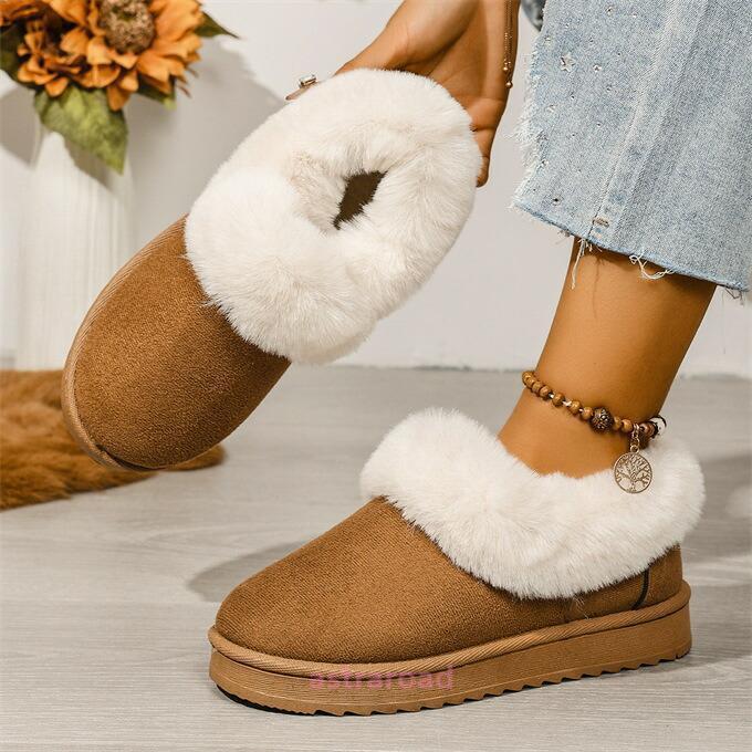 ブーツ ムートンブーツ レディース ショートブーツ スリッポン ショート丈 モックシューズ 防寒ブーツ スノーシューズ スノーブーツ 厚底 冬靴 40代 20代 30代 |  | 03