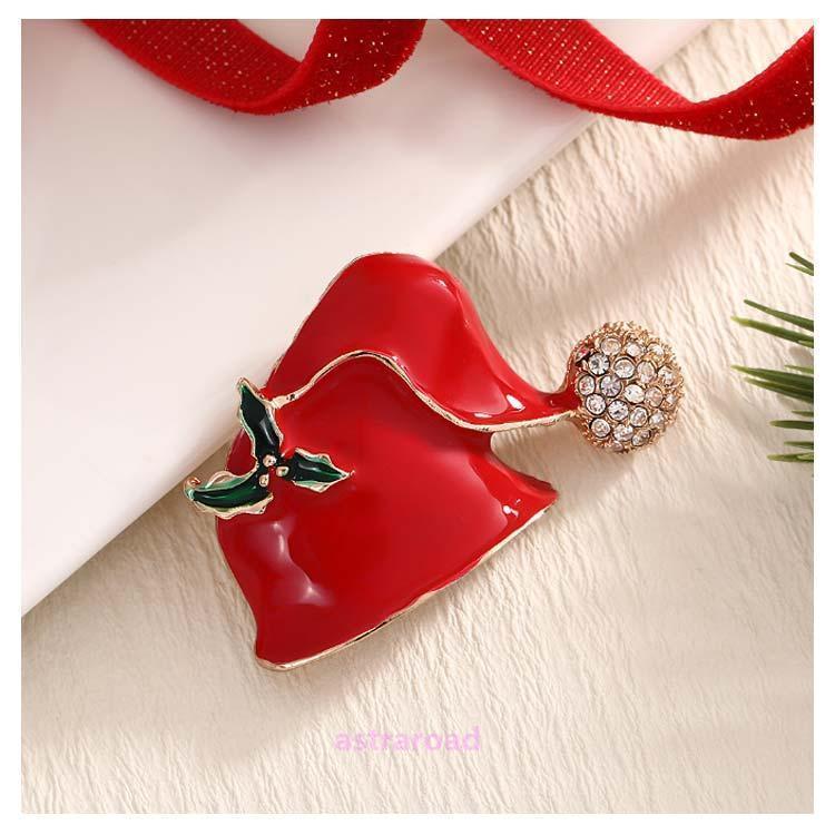ピンブローチ キラキラ プレゼント クリスマスブローチ ブローチ