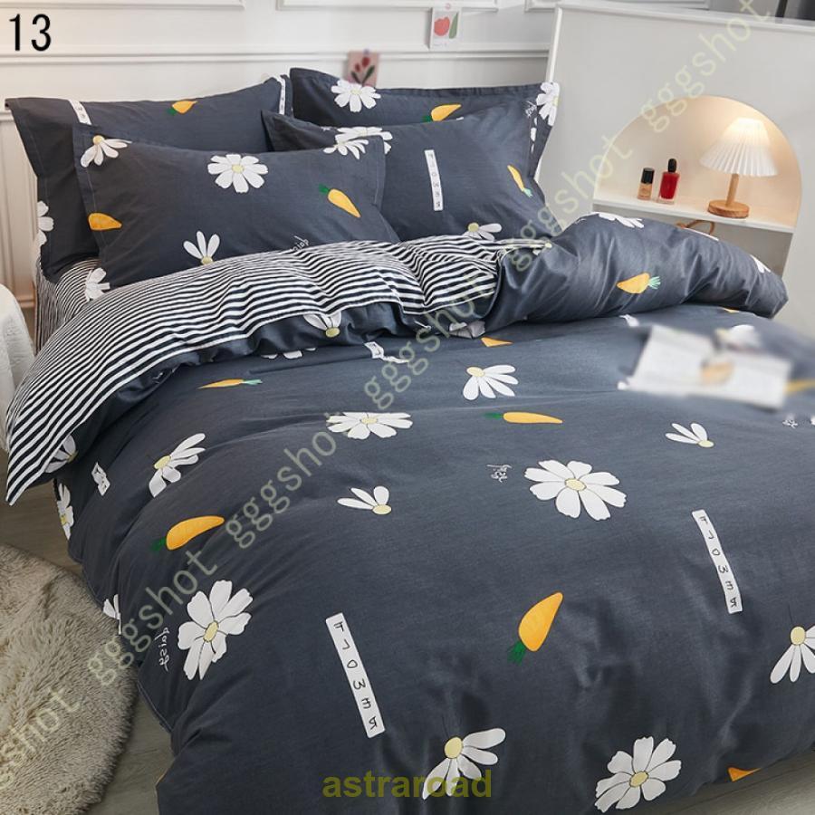 爆買 花柄 ハート柄 掛け布団カバー 布団カバー 3点セット シングル