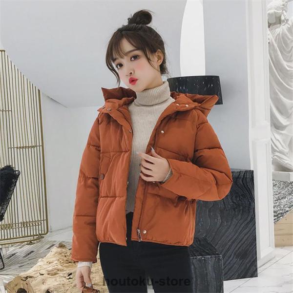 中綿コート レディース ダウンジャケット フード付き 保温 ダウン