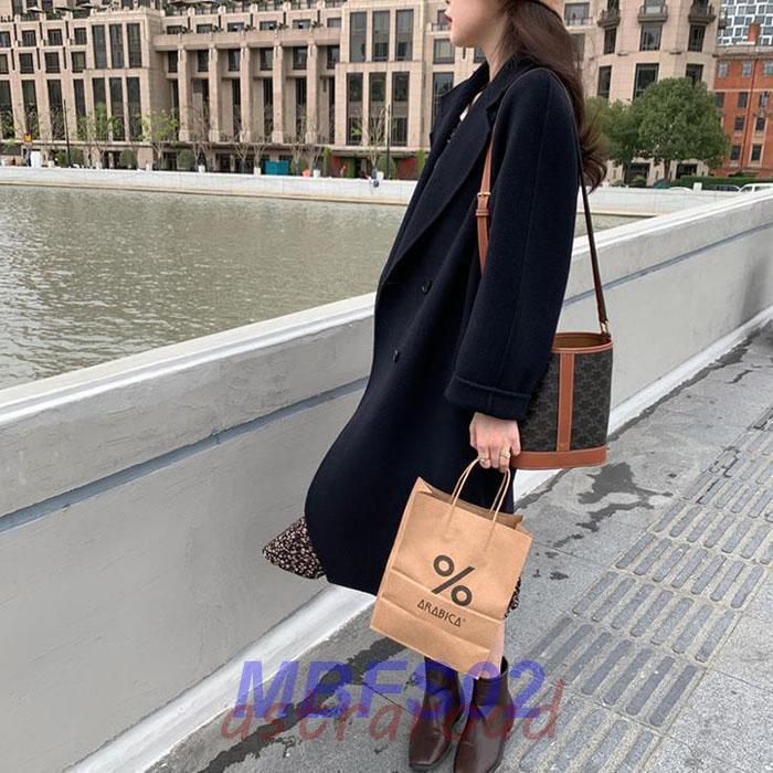 チェスターコート レディース ロング丈 秋冬アウター 無地 ラシャ