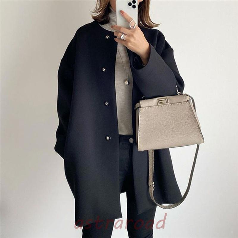 カーディガン レディース 前開き 秋冬アウター ロングコート ノーカラーコート チェスターコート トレンチコート ミドル丈 アウター コート 通勤 OL 防寒 チェスターコート レディース ノーカラーコート ミドル丈 トレンチ