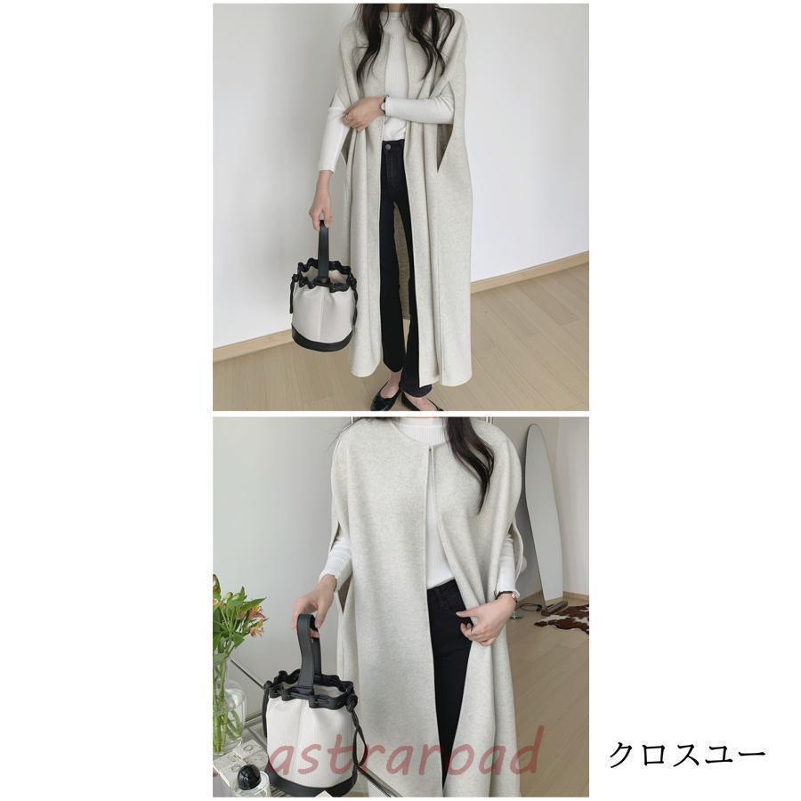my clozette マイクローゼット　ロングジレ　アウター　ベスト　コート ロングジレ レディース ロングベスト韓国[品番：AGCW0006763