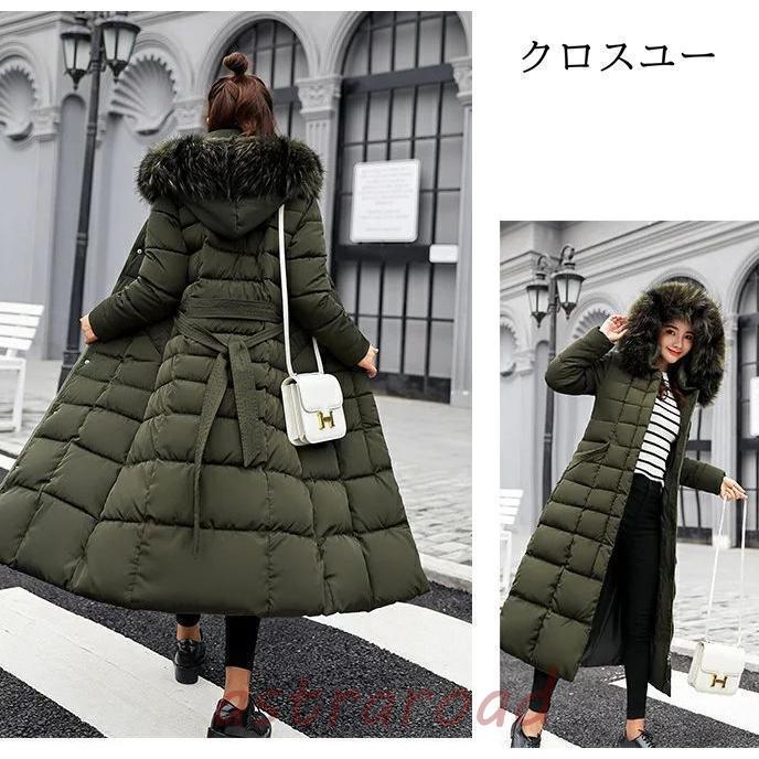 コート ロング丈 Aライン ダウン風コート モッズコート キルティング