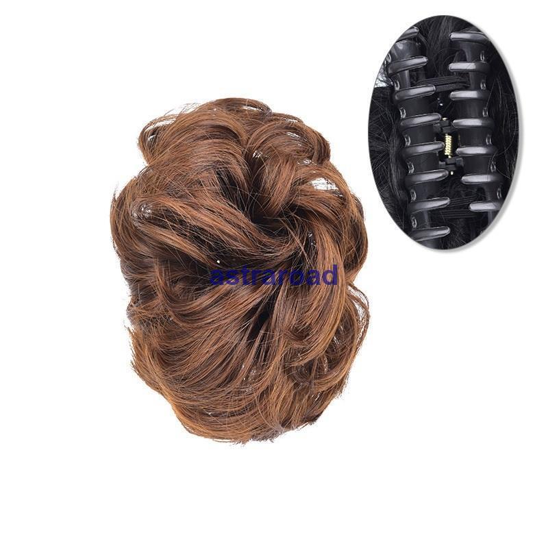 お団子ウィッグ ポイントウィッグ ヘアクリップ バンスクリップ 部分