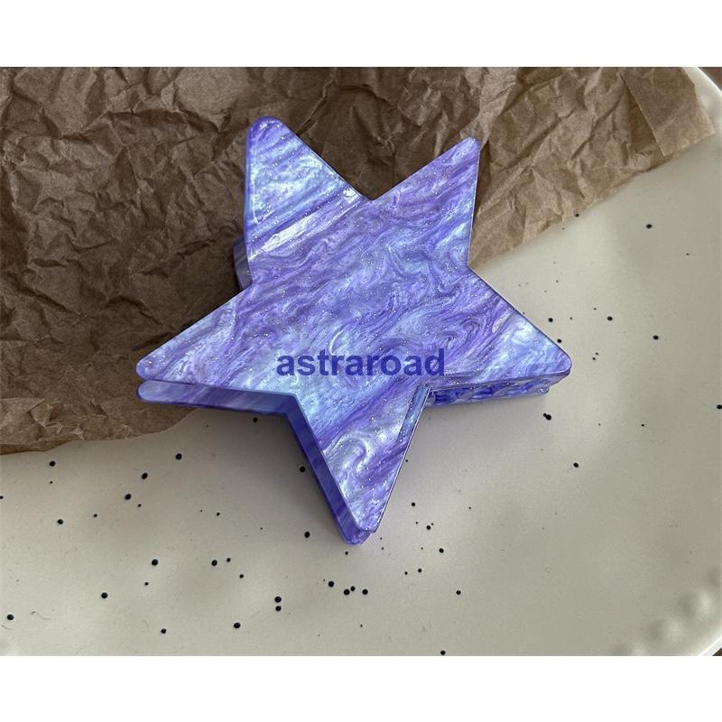 ヘアクリップ バンスクリップ 星型 スター レディース 女性用 ヘア