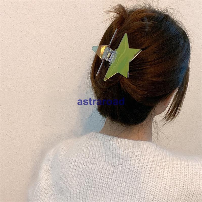 ヘアクリップ バンスクリップ 星型 スター レディース 女性用 ヘア