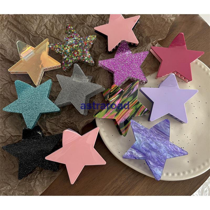 ヘアクリップ バンスクリップ 星型 スター レディース 女性用 ヘア